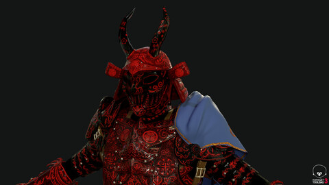 Red Samurai Armor