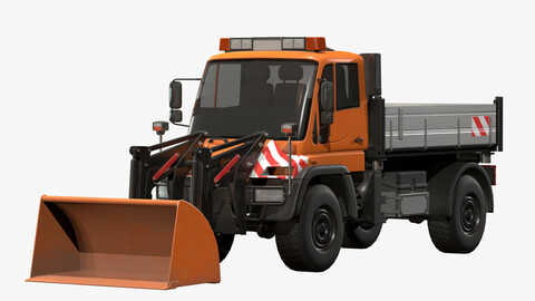 Unimog U500 Front Loader Truck
