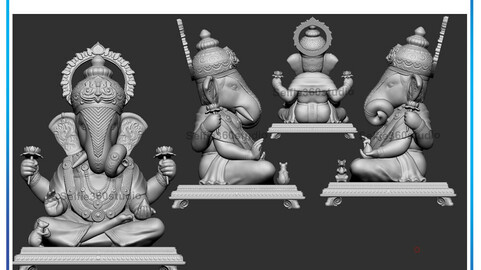 Ganesha Idol 3D Printable model