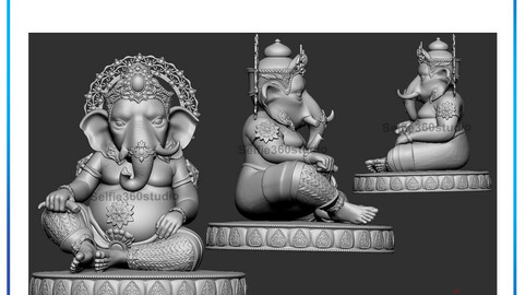 Ganesha Idol 3D Printable model
