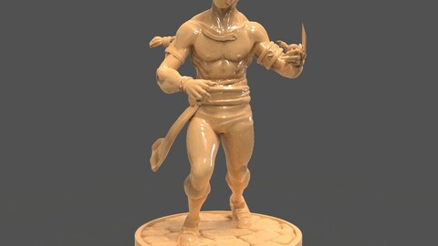 Vega Sculpture from Street Fighter