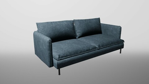 Green comfy sofa