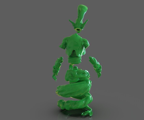 ArtStation - Djinn Genie Sculpture 3D Print + Timelapse | Resources