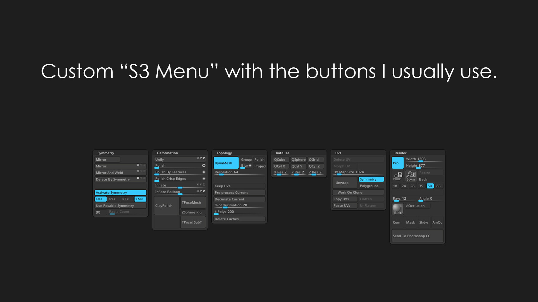 zbrush custom interface download