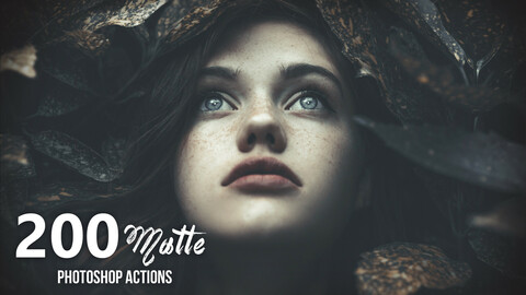 200 Matte Photoshop Actions