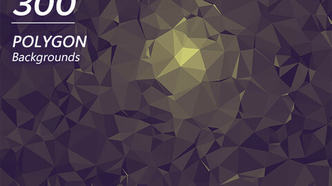 300 Polygon Backgrounds