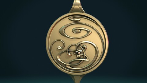 Abstract Magic Pendant