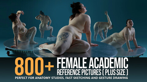 800+ Turnaround Female Academic Poses (Plus Size) pt. I