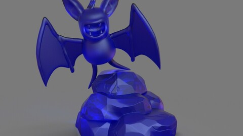 Pokemon Zubat and ZBrush Timelapse