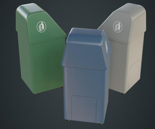 ArtStation Dustbin 5A Game Assets