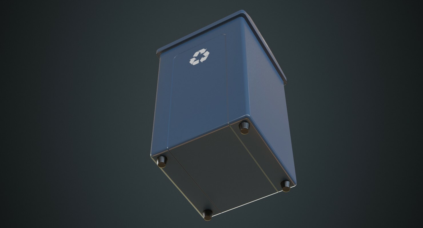 ArtStation Dustbin 5A Game Assets