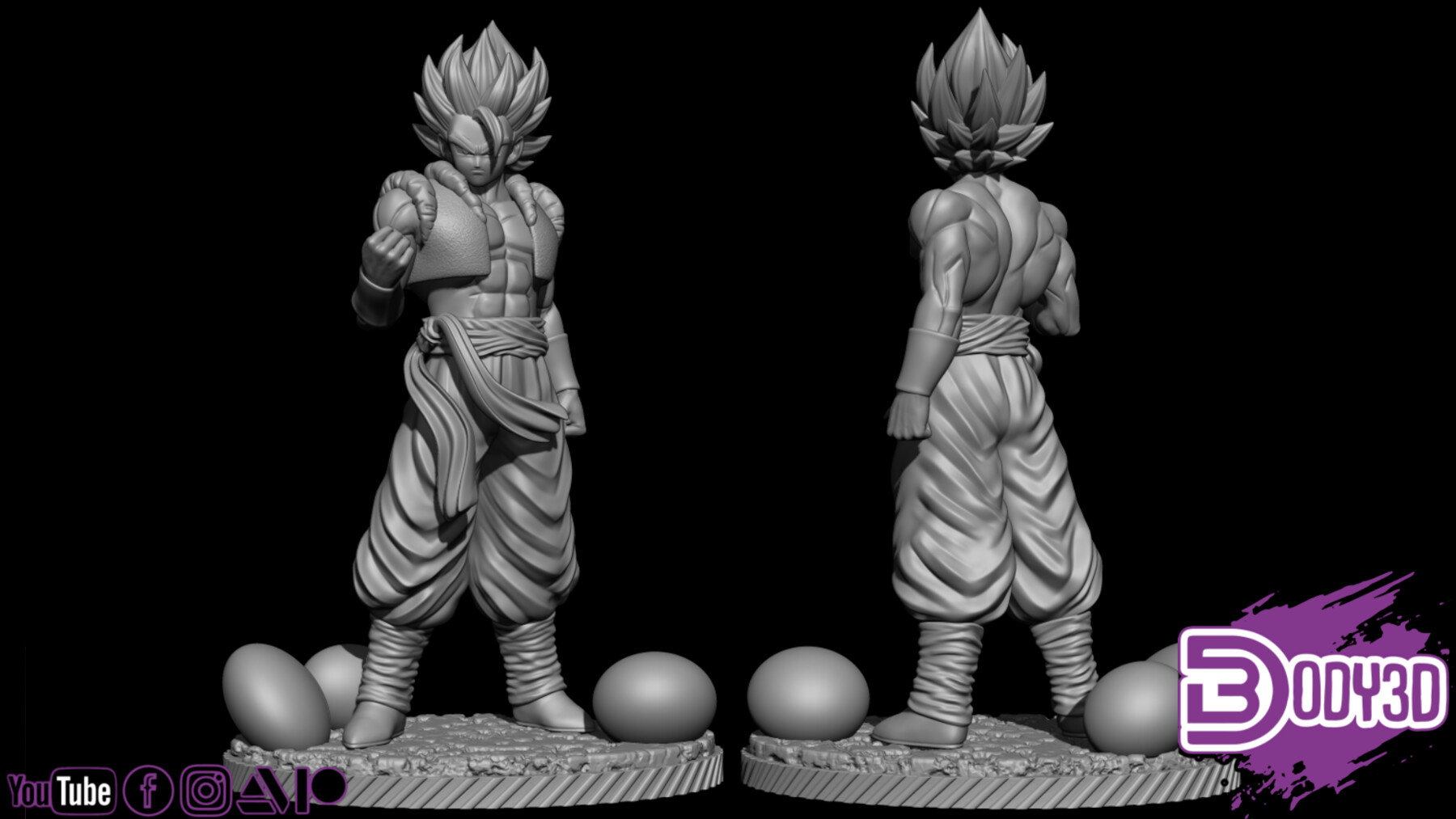 Gogeta SSJ4 Pose 1