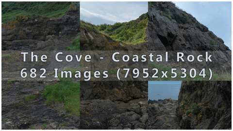 The Cove Coastal Rock - Photopack 680+ Images