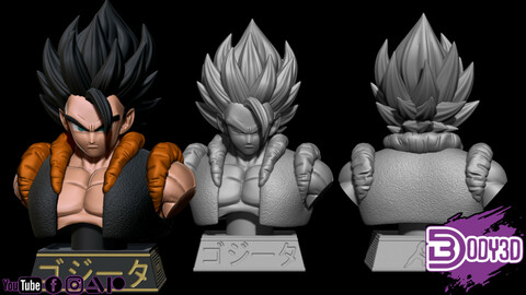 Gogeta Bust 1/1 Scale - Dragon Ball
