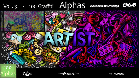 Vol. 3  -   100  LATEST  GRAFFITI    ALPHAS