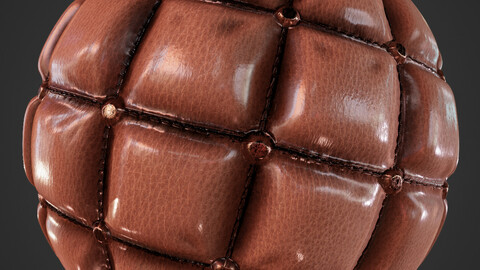 PBR Leather FORNITURE (3 Colors) 4K  MATERIAL