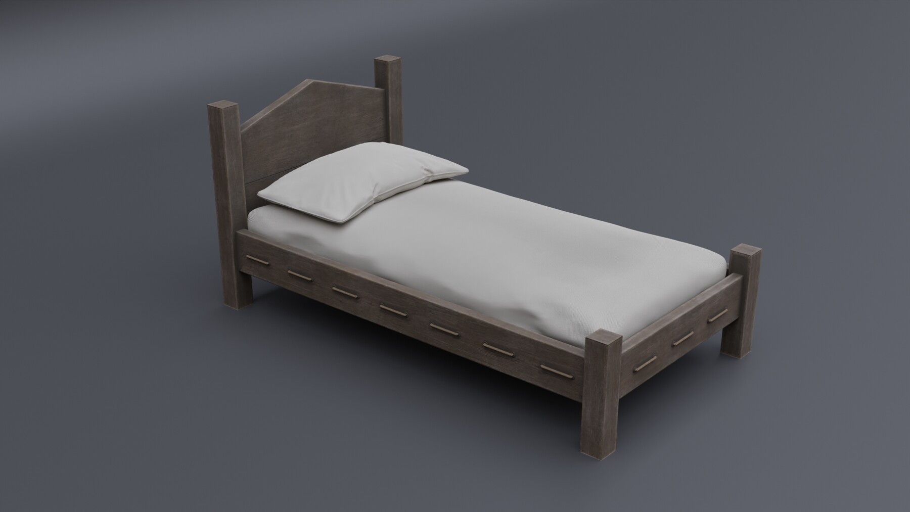 Artstation Medieval Bed Game Assets