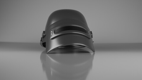 Helmet level 3 of PUBG Low-poly 3D model