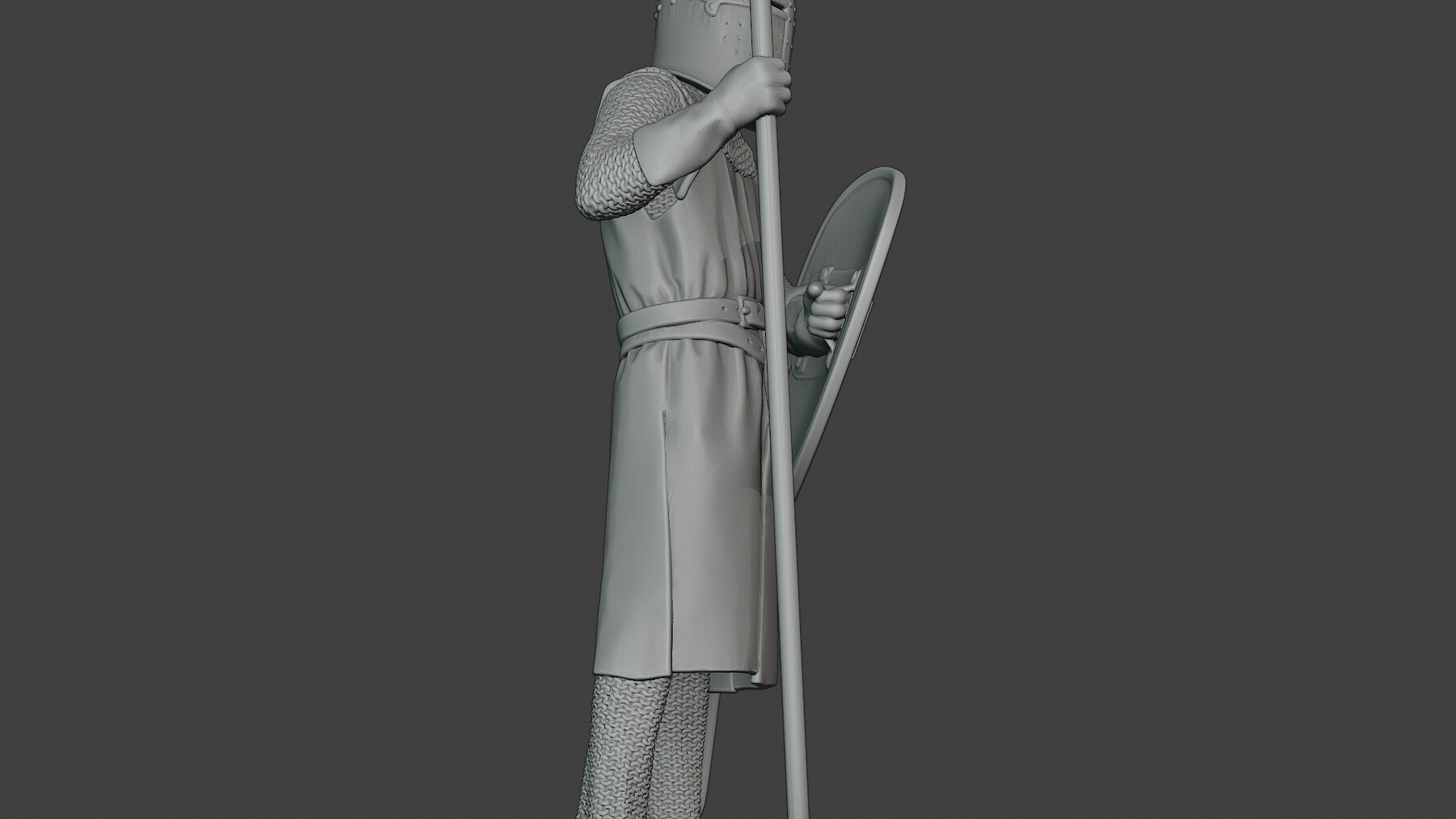 ArtStation - Knight Templar Stand Spear T1 | Resources