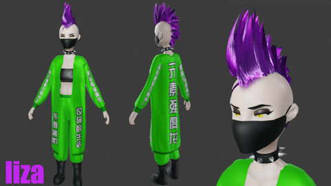 Cyberpunk Characters Bundle