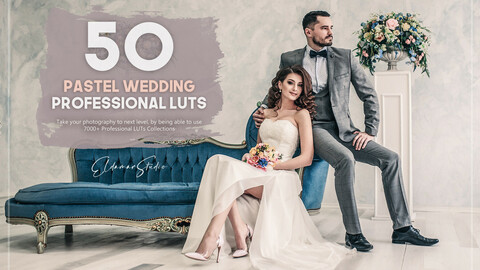 50 Pastel Wedding LUTs Pack