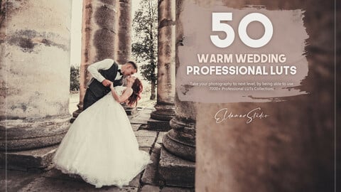 50 Warm Wedding LUTs Pack