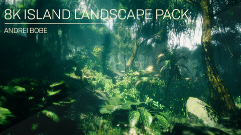 8K Island Landscape Pack