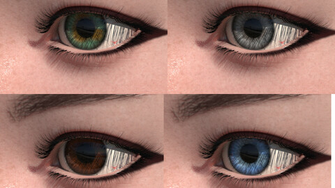 Animate 3D Cute Eyes