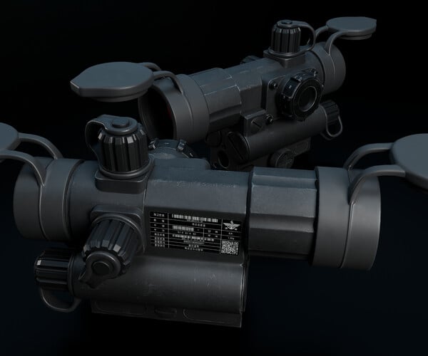 ArtStation - Gun Parts High / Low Mesh & Texture | Game Assets