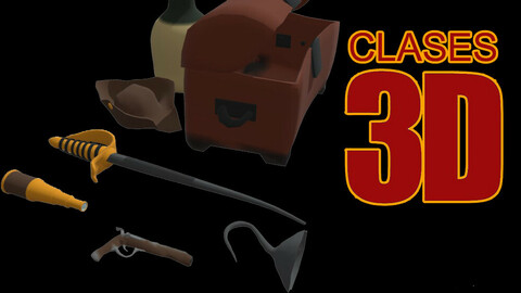 Lowpoly Cartoon Pirate Assets