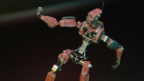 Old Robot 3d model