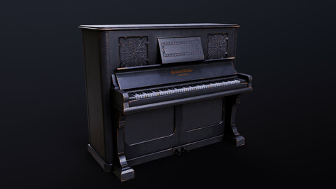 Upright Grand Piano WW2 Era