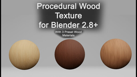 Procedural Wood Materials