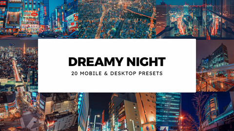 20 Dreamy Night LUTs and Lightroom Presets