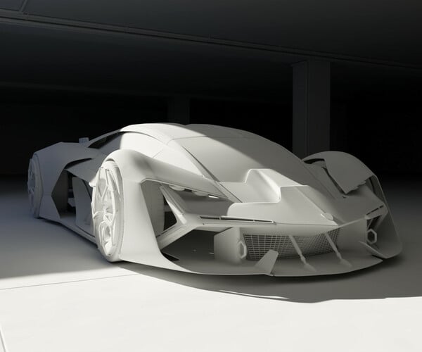 ArtStation - Lamborghini Terzo Millennio 3d model (.fbx - .obj