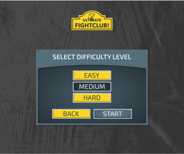 ArtStation Game UI Kit (Fighting) Game Assets