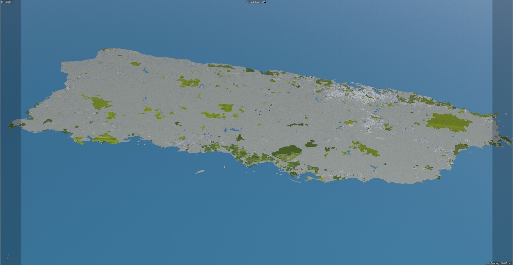 ArtStation - Puerto city Rico 3d model 200km | Resources