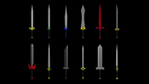 ArtStation - Fantasy swords | Game Assets