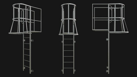 Fire escape stair Steel