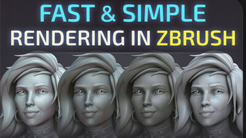 Rendering in ZBrush (matcaps and render preset)