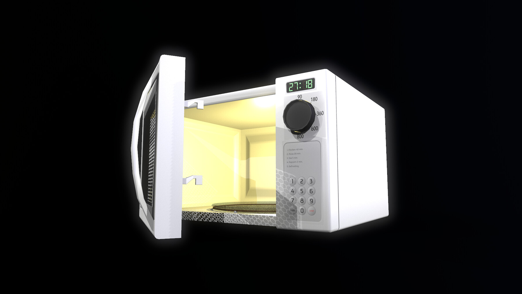 ArtStation Microwave Game Assets