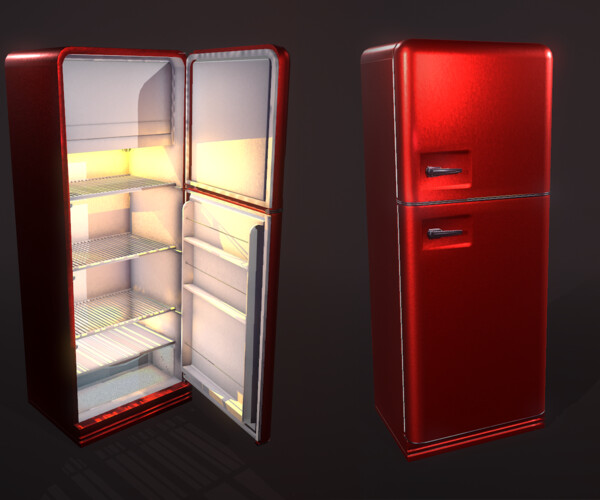 Artstation Fridge Game Assets