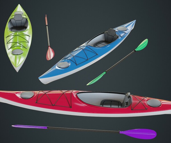 ArtStation - Kayak 2A | Game Assets