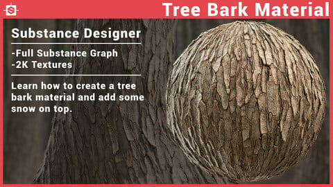 Tree Bark Material - Substance Designer