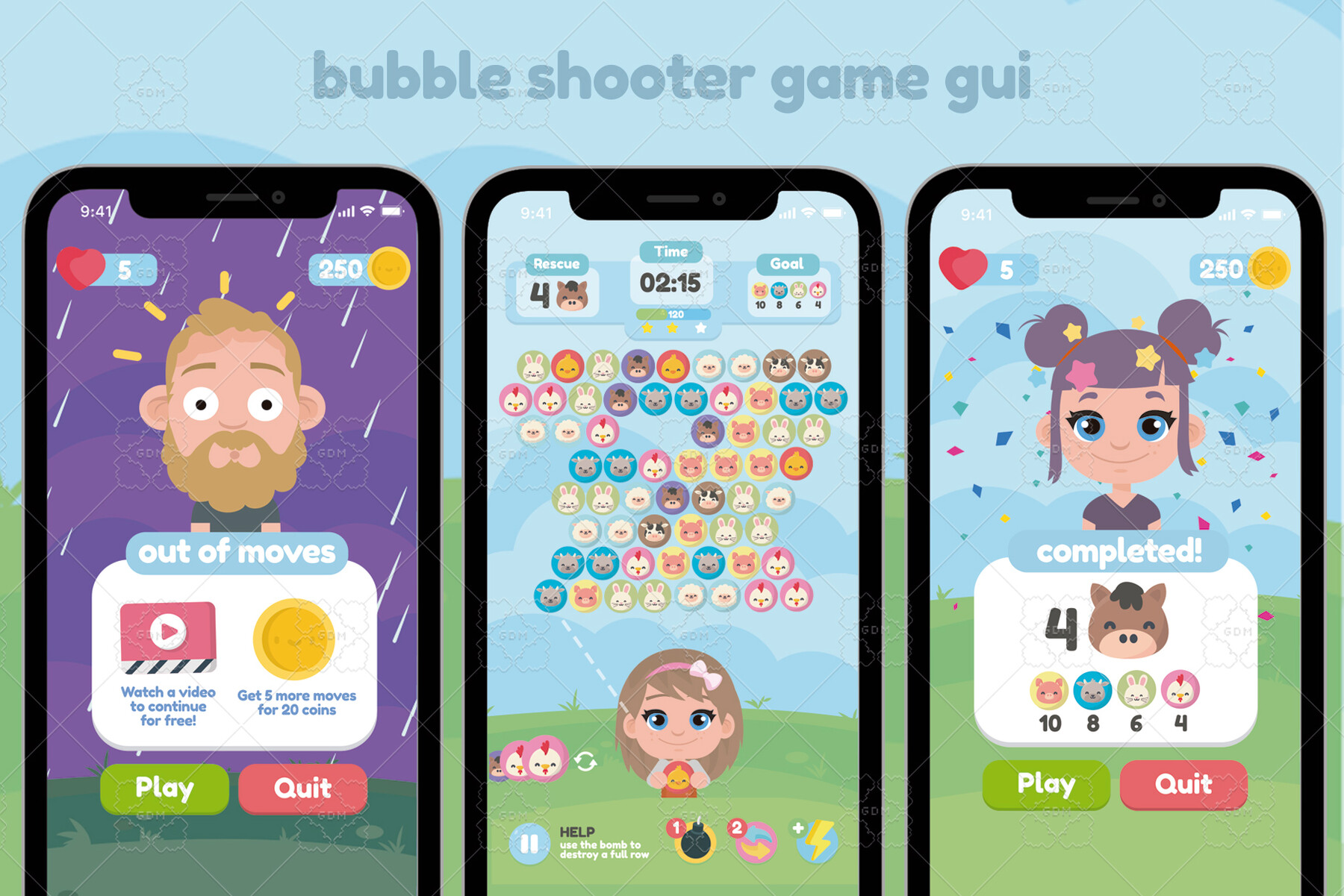 bubble shooter save the animals online free