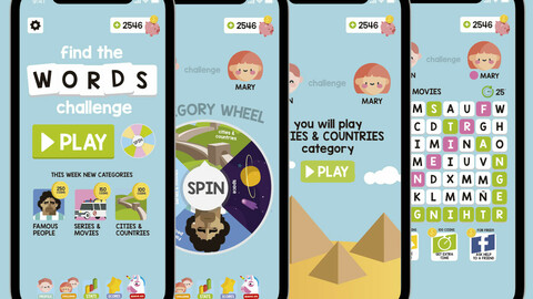 Words Game Graphic Assets Kit