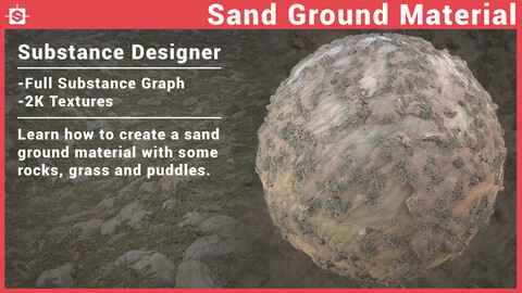 Sand Ground Material Substance Designer