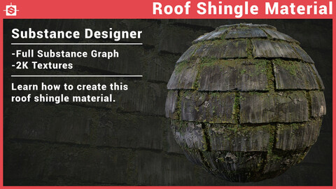 Roof Shingle Material in Substance Designer