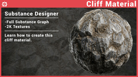 Cliff (02) Material in Substance Designer