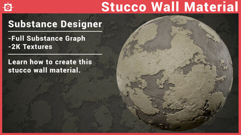 Stucco Material in Substance Designer